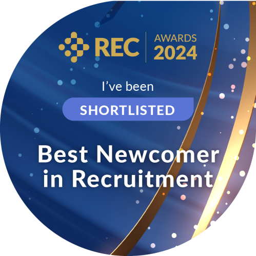 Shortlisted for Best Newcomer in Recruitment! 